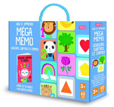MEGA MEMO COULEURS, CHIFFRES ET FORMES