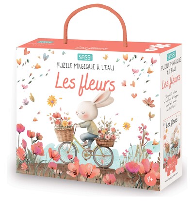 PUZZLE MAGIQUE A L´EAU. LES FLEURS