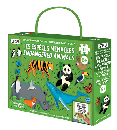 VOYAGE, DECOUVRE, EXPLORE. LES ESPECES MENACEES - PUZZLE