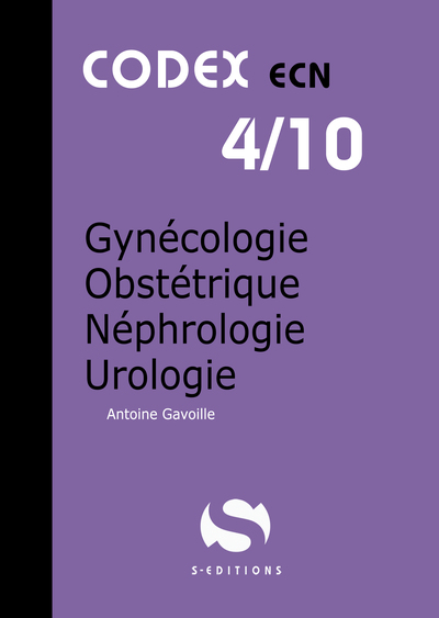 GYNECOLOGIE OBSTETRIQUE NEPHROLOGIE UROLOGIE CODEX ECN 4/10