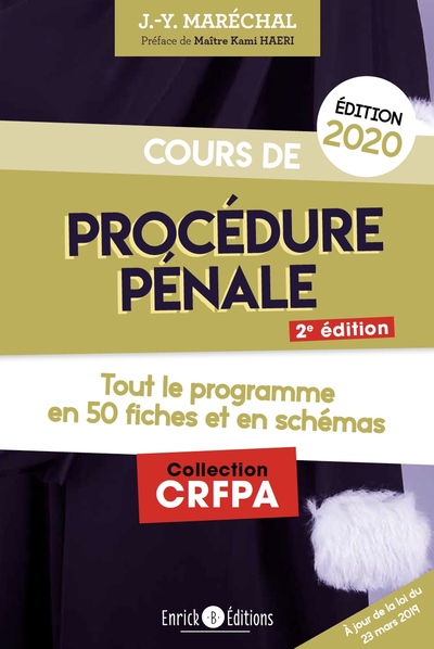 COURS DE PROCEDURE PENALE EDITION 2020