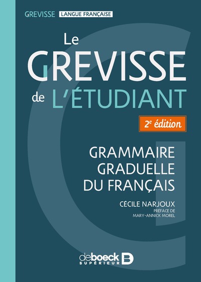 GREVISSE DE L´ETUDIANT - GRAMMAIRE GRADUELLE DU FRANCAIS