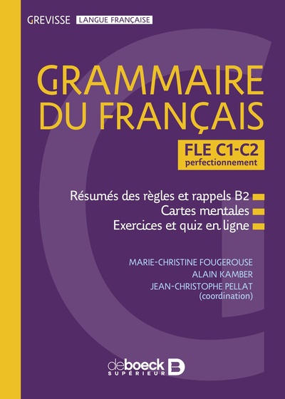 GRAMMAIRE DU FRANCAIS - FLE C1-C2 PERFECTIONNEMENT - GREVISSE