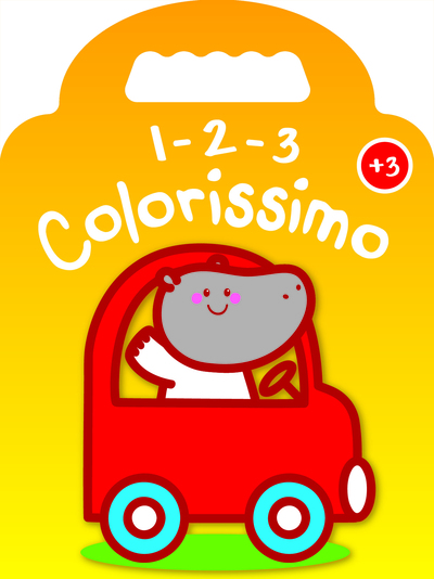 COLOR 1 2 3 COLORISSIMO +3 ANS HIPPOPOTAME
