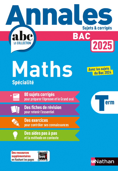 ANNALES BAC MATHS TERM. 2025 - CORRIGE