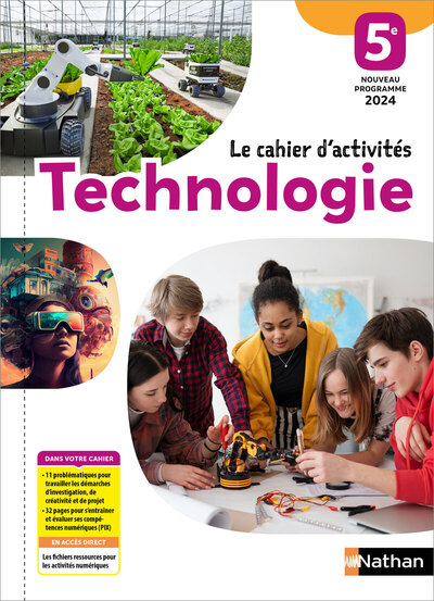 TECHNOLOGIE 5E - 2024 - CAHIER D´ACTIVITES - ELEVE