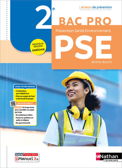 ACTEURS DE PREVENTION - PREVENTION SANTE ENVIRONNEMENT 2DE BAC PRO - 2024 -