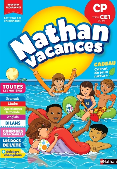 NATHAN VACANCES CP VERS LE CE1 6/7 ANS
