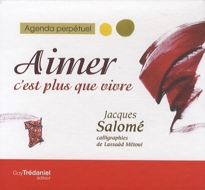 AIMER C ´ EST PLUS QUE VIVRE - COFFRET AGENDA PERPETUEL