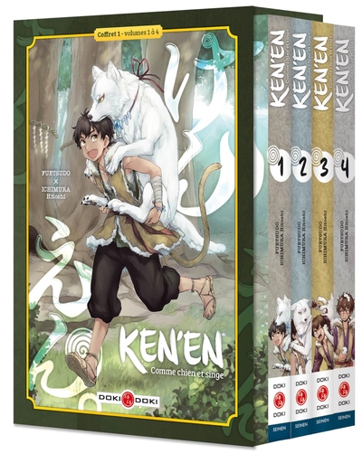 KEN´EN - COMME CHIEN ET SINGE - T01 - KEN´EN - COMME CHIEN ET SINGE - COFFRET - VOL. 01 A VOL. 04