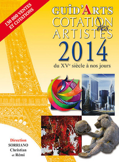 GUID´ARTS COTATION DES ARTISTES 2014