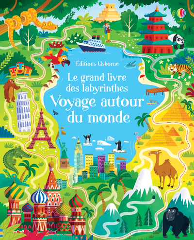 GRAND LIVRE DES LABYRINTHES - VOYAGE AUTOUR DU MONDE
