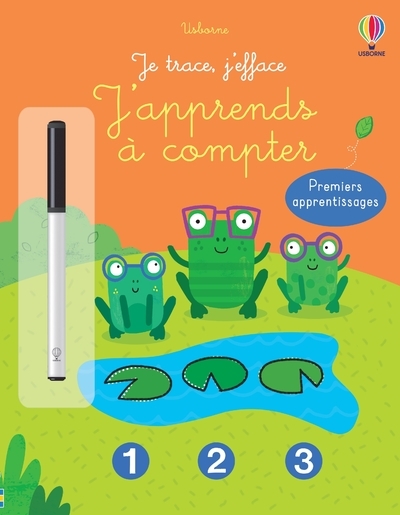 J´ APPRENDS A COMPTER - JE TRACE, J´EFFACE PREMIERS APPRENTISSAGES
