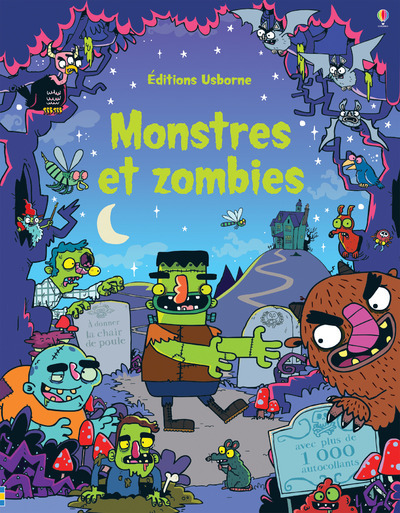 MONSTRES ET ZOMBIES - AUTOCOLLANTS USBORNE