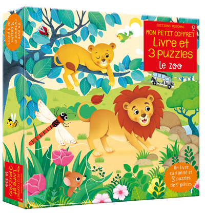 MON PETIT COFFRET LIVRE ET PUZZLES - LE ZOO