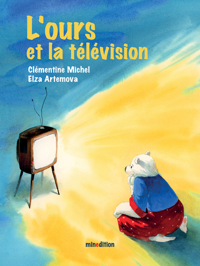 L´OURS ET LA TELEVISION - ILLUSTRATIONS, COULEUR