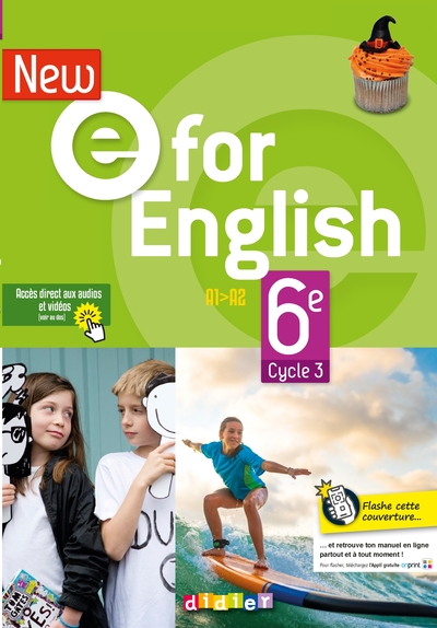 NEW E FOR ENGLISH 6EME - ANGLAIS ED.2021 - LIVRE DE L´ELEVE