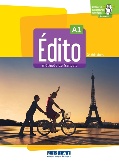 EDITO A1 - EDITION 2022 - LIVRE DE L´ELEVE + DIDIERFLE.APP