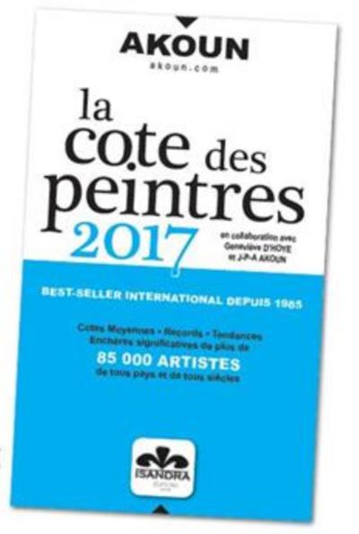 COTE DES PEINTRES 2017