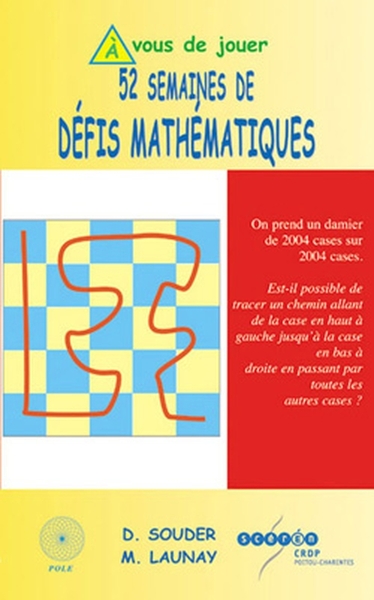 52 SEMAINES DE DEFIS MATHEMATIQUES