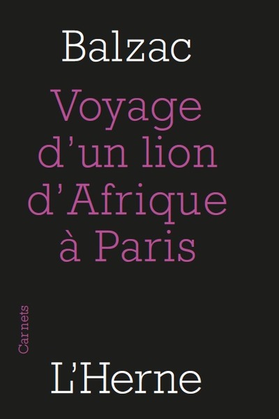 VOYAGE D´UN LION D´AFRIQUE A PARIS