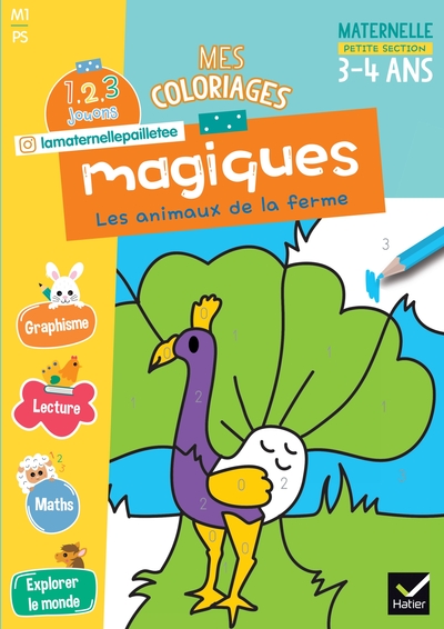 MES COLORIAGES MAGIQUES PS - 1, 2, 3 JOUONS !