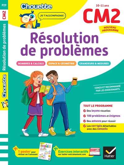 RESOLUTION DE PROBLEMES CM2 - CAHIER DE SOUTIEN NOUVEAU PROGRAMME - LECONS ET EXERCICES CORRIGES