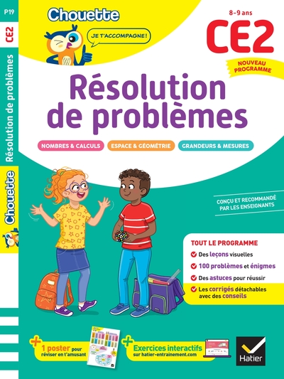 RESOLUTION DE PROBLEMES CE2 - CAHIER DE SOUTIEN NOUVEAU PROGRAMME - LECONS ET EXERCICES CORRIGES
