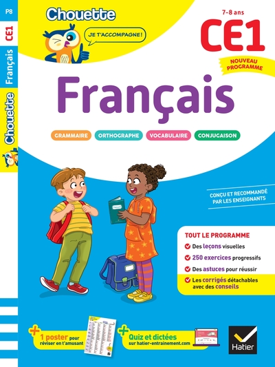 FRANCAIS CE1 - CAHIER DE SOUTIEN NOUVEAU PROGRAMME - LECONS ET EXERCICES CORRIGES