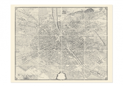 CARTE - PLAN DE TURGOT - GEOGRAPHIE NOSTALGIQUE