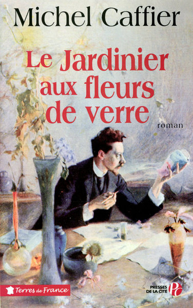 JARDINIER AUX FLEURS DE VERRE