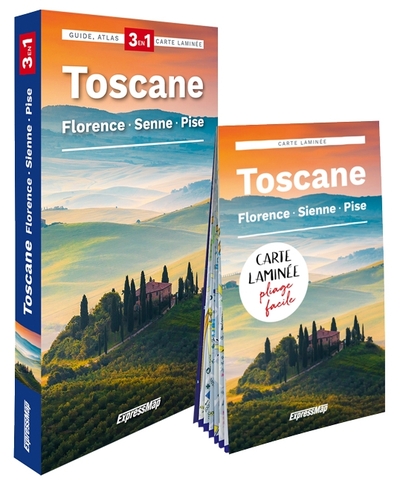 TOSCANE. FLORENCE, SIENNE, PISE (GUIDE 3EN1)