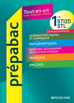TOUTES LES MATIERES GENERALES 1RES STI2D - STL