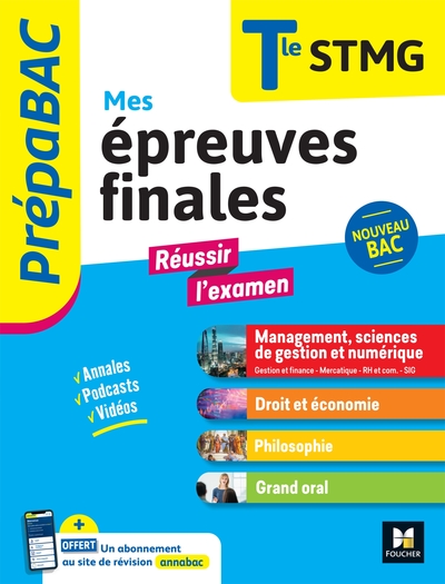 PREPABAC TERMINALE STMG_MES EPREUVES FINALES_FICHES ET ANNALES