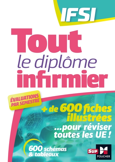 TOUT LE DIPLOME INFIRMIER EN FICHES MEMOS - DEI - UE 1.1 A 6.2 - IFSI - ENT