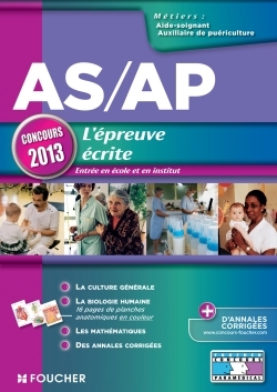 AS/AP L´EPREUVE ECRITE CONCOURS 2013