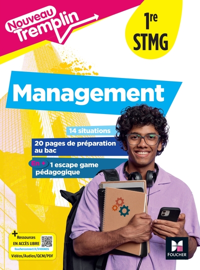 NOUVEAU TREMPLIN - MANAGEMENT - 1RE STMG - ED. 2025 - LIVRE ELEVE