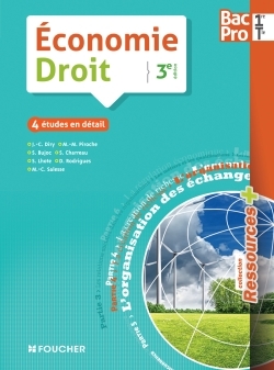 RESSOURCES PLUS ECONOMIE-DROIT 1RE-TLE BAC PRO - 3E EDITION