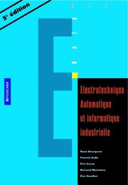 ELECTROTECHNIQUE AUTOMATIQUE ET INFORMATIQUE INDUSTRIELLE