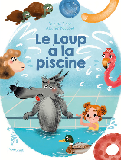 LE LOUP A LA PISCINE