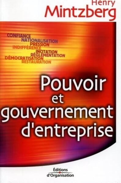 POUVOIR ET GOUVERNEMENT D'ENTREPRISE