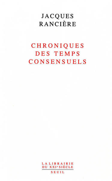 CHRONIQUES DES TEMPS CONSENSUELS