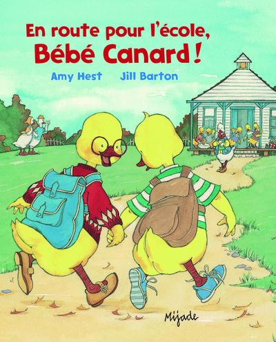 BEBE CANARD EN ROUTE POUR ECOLE