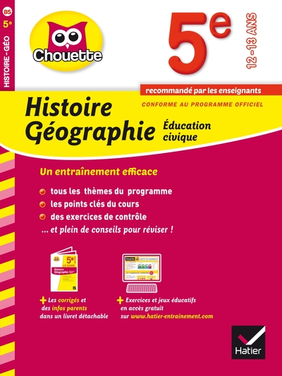 CHOUETTE - HISTOIRE - GEOGRAPHIE EDUCATION CIVIQUE 5E