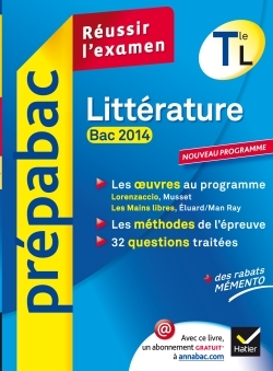 PREPABAC LITTERATURE TLE L BAC 2014