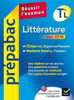 PREPABAC LITTERATURE TLE L BAC 2016