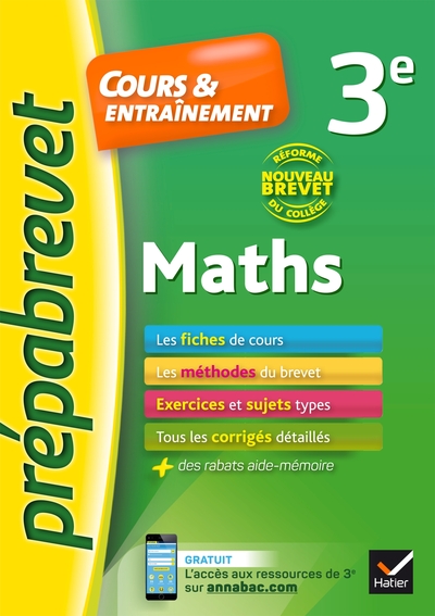 PREPABREVET MATHS 3E NOUVEAU PROGRAMME