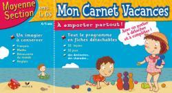 MON CARNET VACANCES - MOYENNE SECTION VERS GS