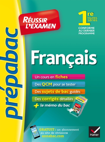 PREPABAC FRANCAIS 1RE TOUTES SERIES