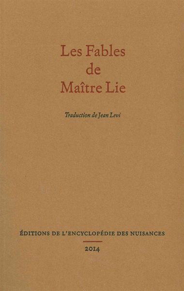 FABLES DE MAITRE LIE (LES)